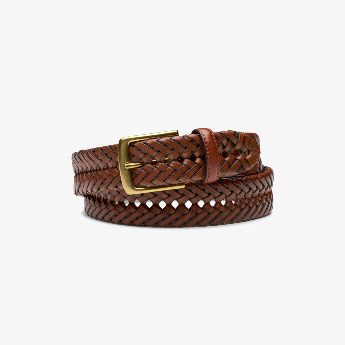 Leather Braided Belt