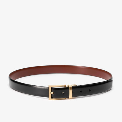 Reversible Leather Buckle Belt